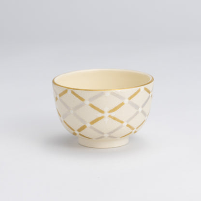 Sakecup- Mica Color Mesh Snowflake  White