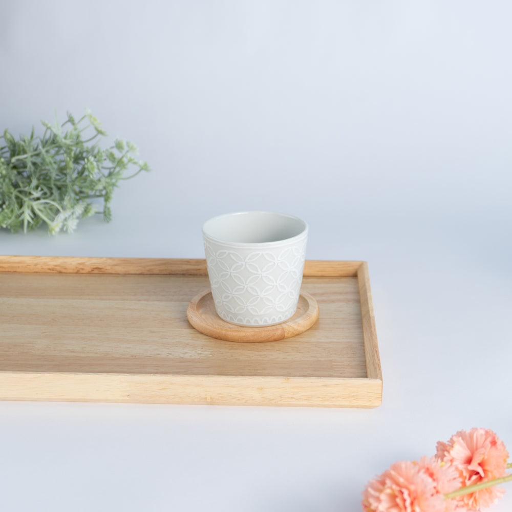 Small Cup -Shippou"七宝"pure white