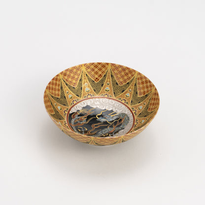 Sake cup-Hanasatsuma"華薩摩" Dragon on cloud