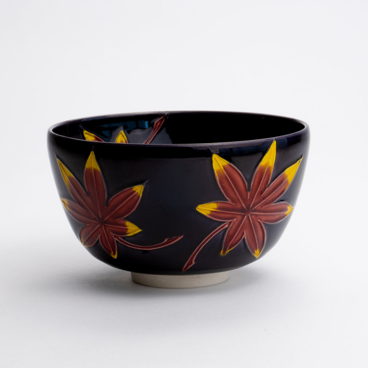 Matcha Bowl Autumn Leaves One and the Same 