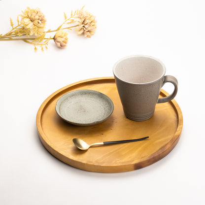 Mug -Gray brown glaze by Hiroshi Nagamoto