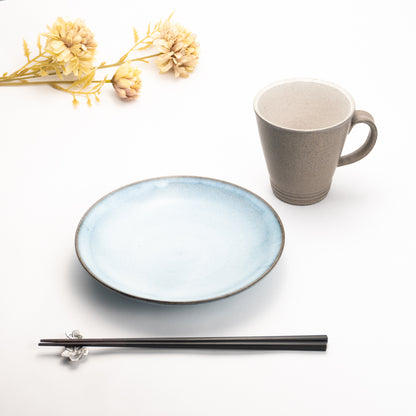  Bread plate -Moon White, by Nagamoto Hiroshi