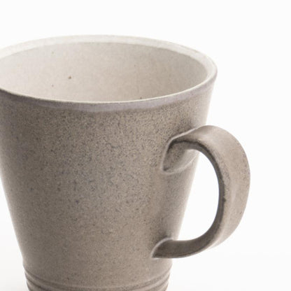 Mug -Gray brown glaze by Hiroshi Nagamoto