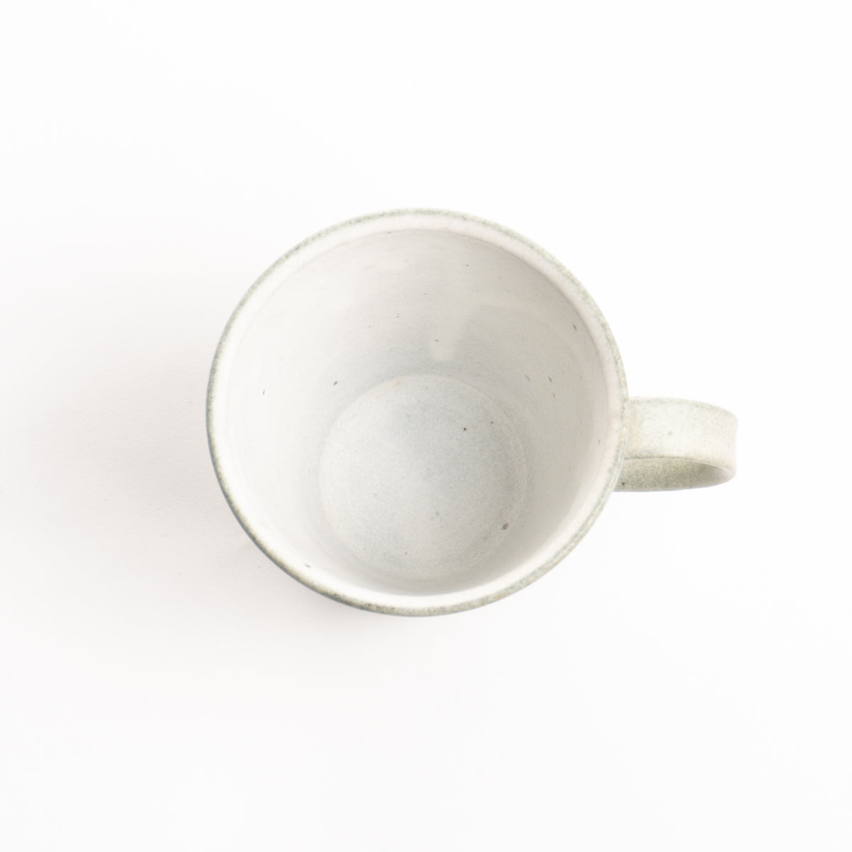 Mug -White and green glaze by Hiroshi Nagamoto