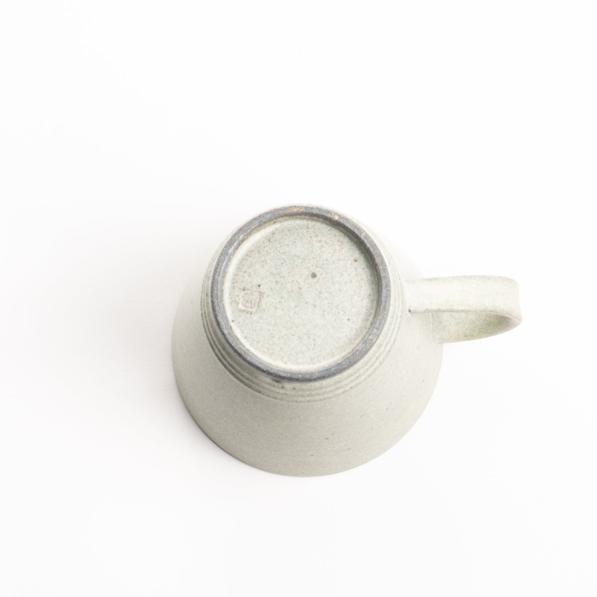 Mug -White and green glaze by Hiroshi Nagamoto