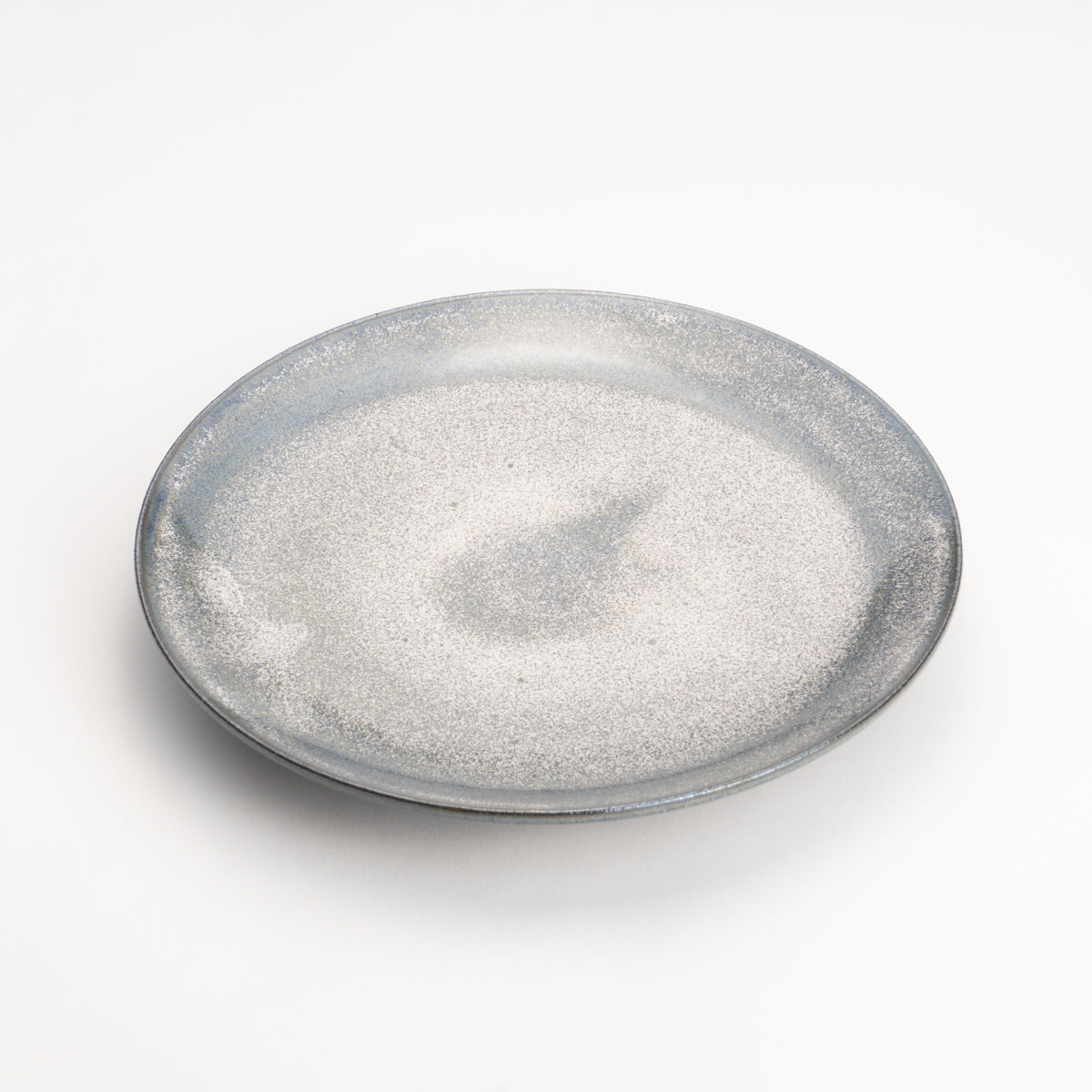  Bread plate -Purple and white glaze by Hiroshi Nagamoto