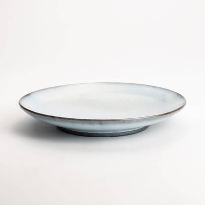  Bread plate -Moon White, by Nagamoto Hiroshi