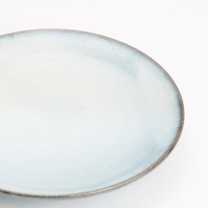  Bread plate -Moon White, by Nagamoto Hiroshi