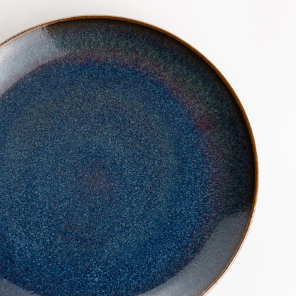  Bread plate -Kinyo"均窯" glaze by Hiroshi Nagamoto