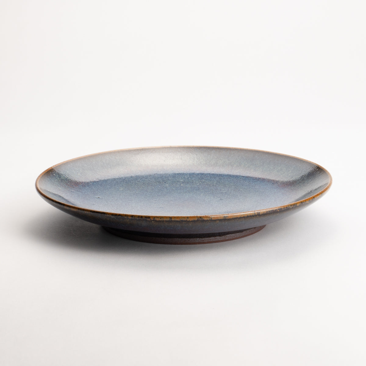  Bread plate -Kinyo"均窯" glaze by Hiroshi Nagamoto