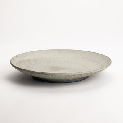  Bread plate -White green glaze by Hiroshi Nagamoto