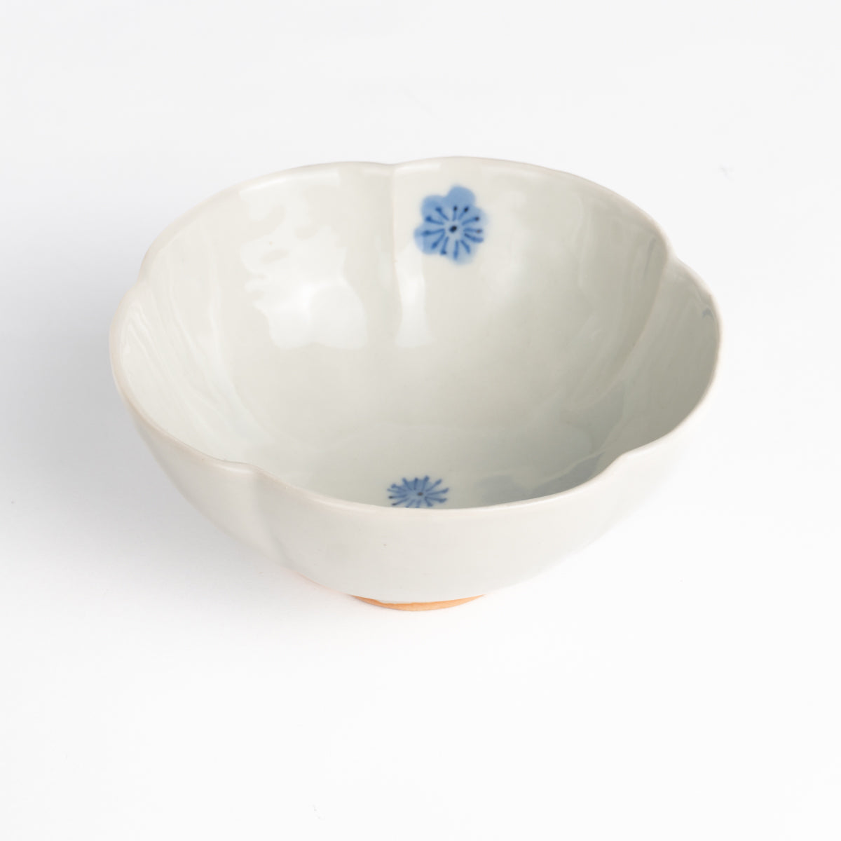 Rice bowl -Blue and white plum by Nagata studio