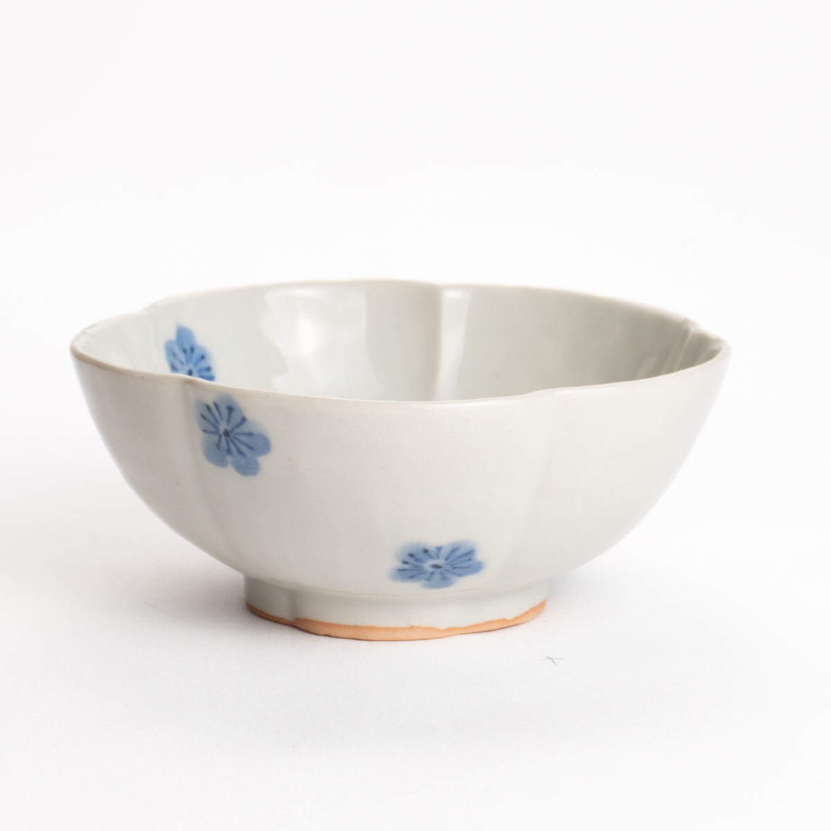 Rice bowl -Blue and white plum by Nagata studio