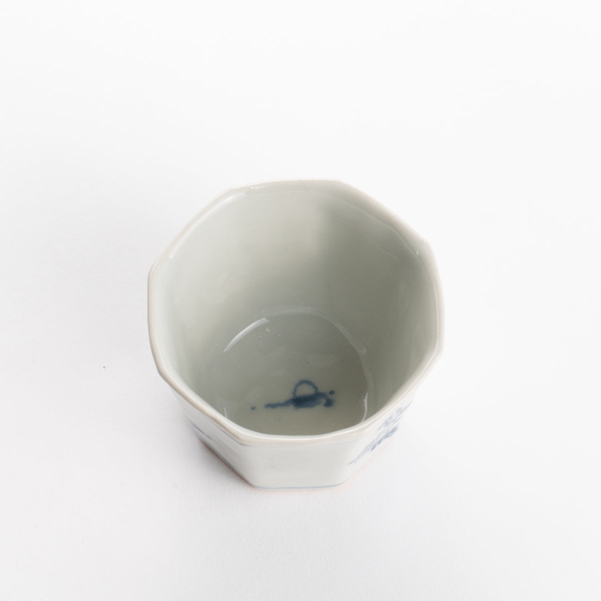 Soba cup - Blue and white Yatsuhashi by Nagata studio