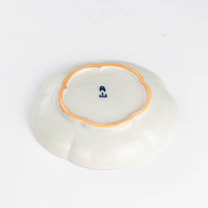 Small Plate -Blue and White Pinetree B by Nagata studio