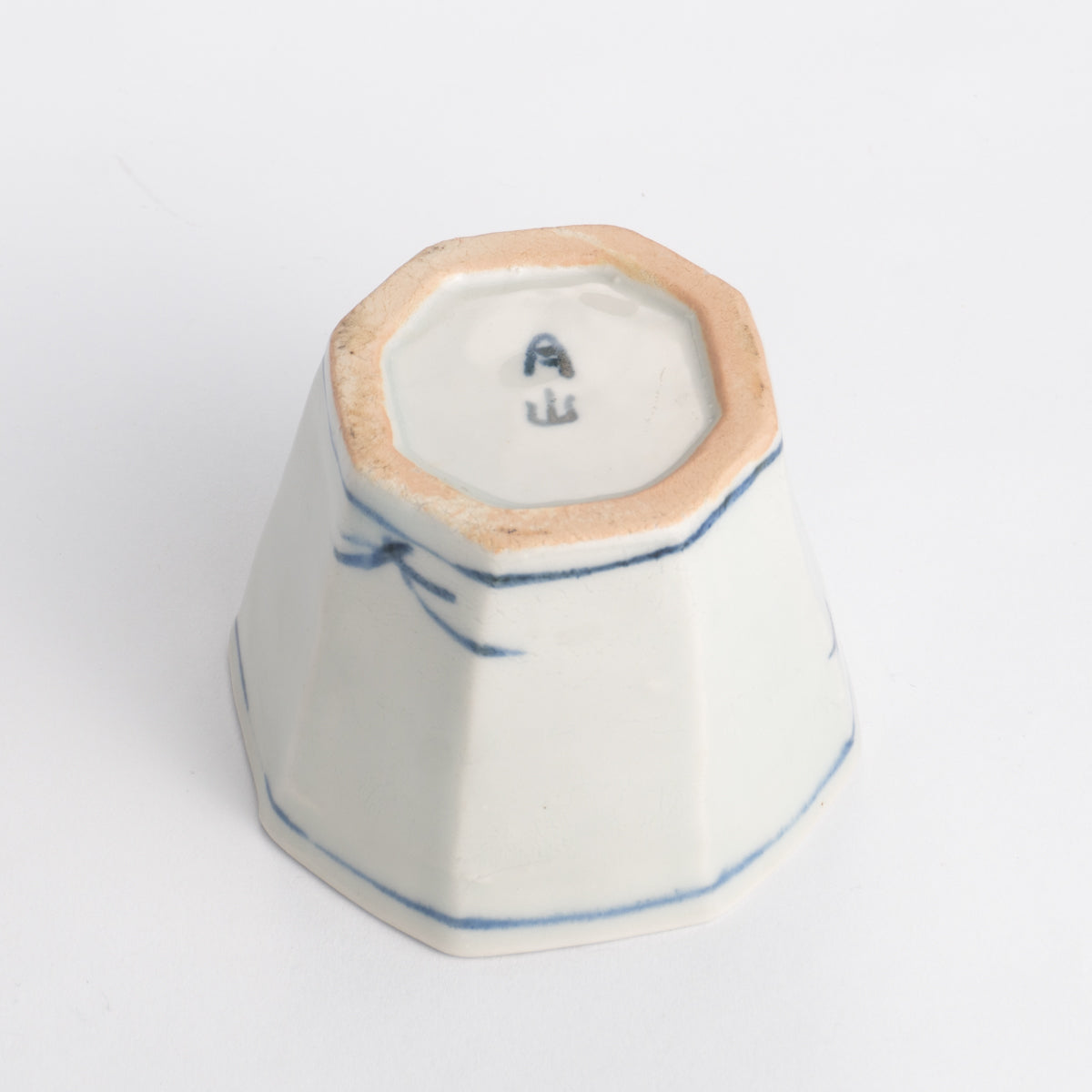 Soba cup - Blue and white  Susuki by Nagata studio