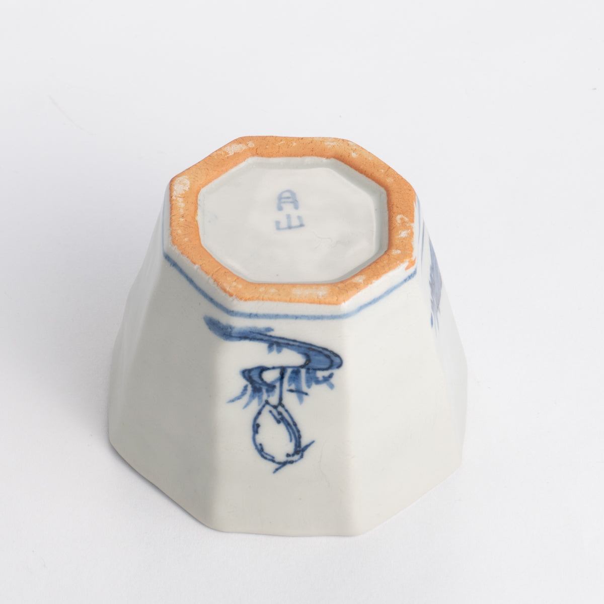 Soba cup -Blue and whte yatsuhashi by Nagata studio