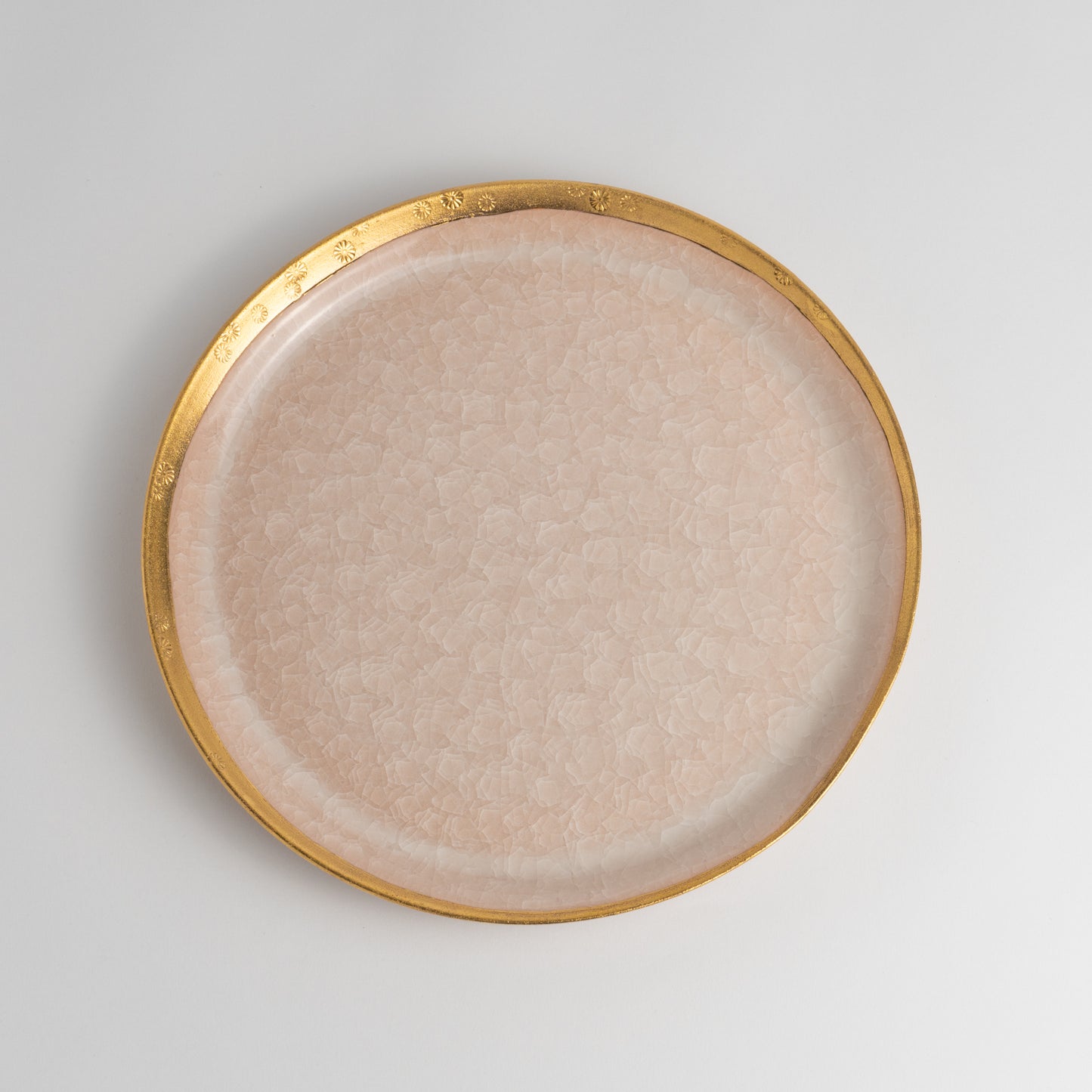 Side Plate- Tortoiseshell Crackle Pink