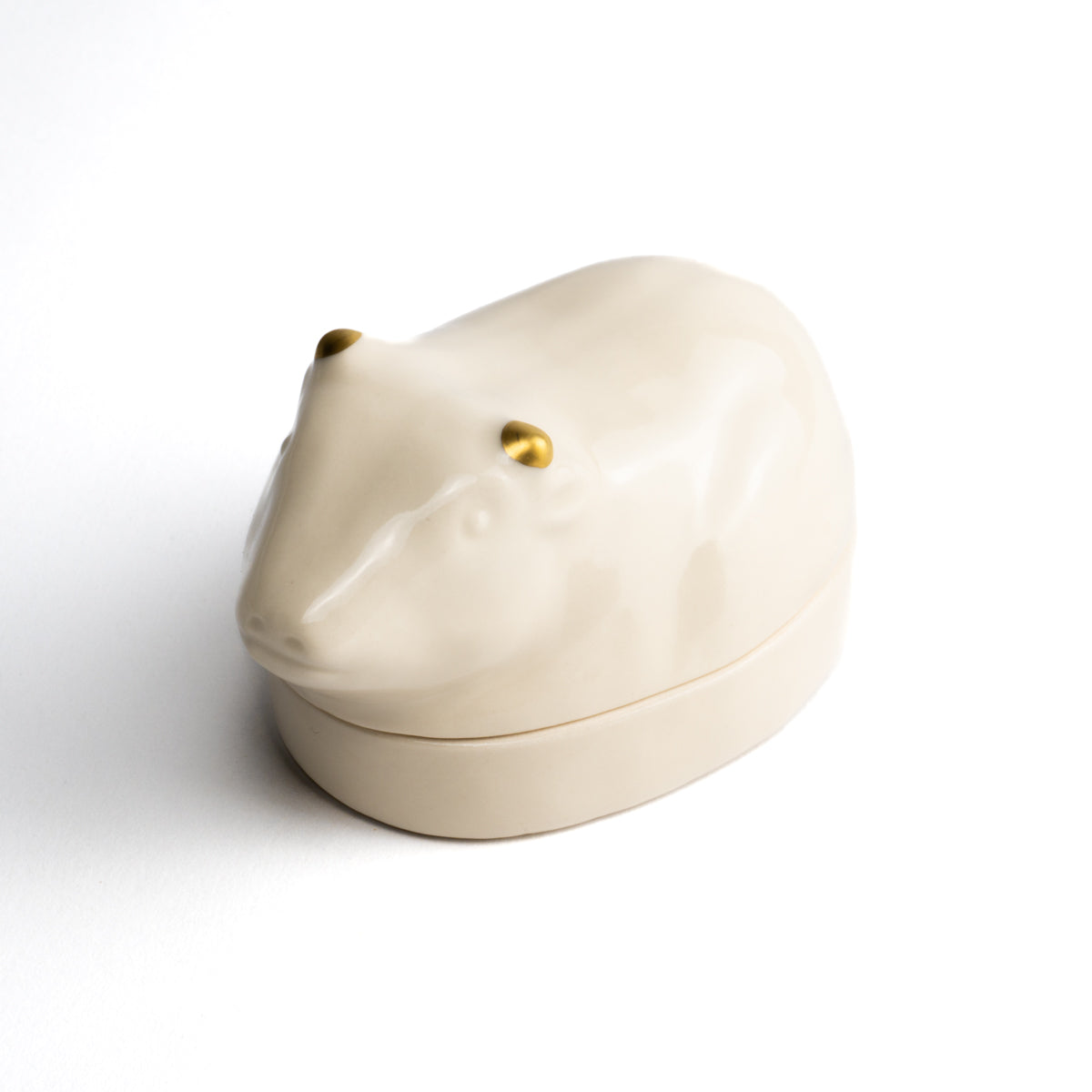 Jewelry case  - Zodiac sign , Cow by Taihei-kiln