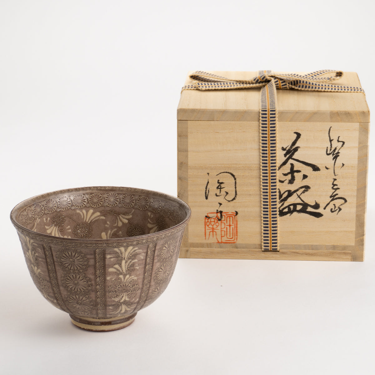 Matcha bowl, Murasaki Mishima, Torakugama 