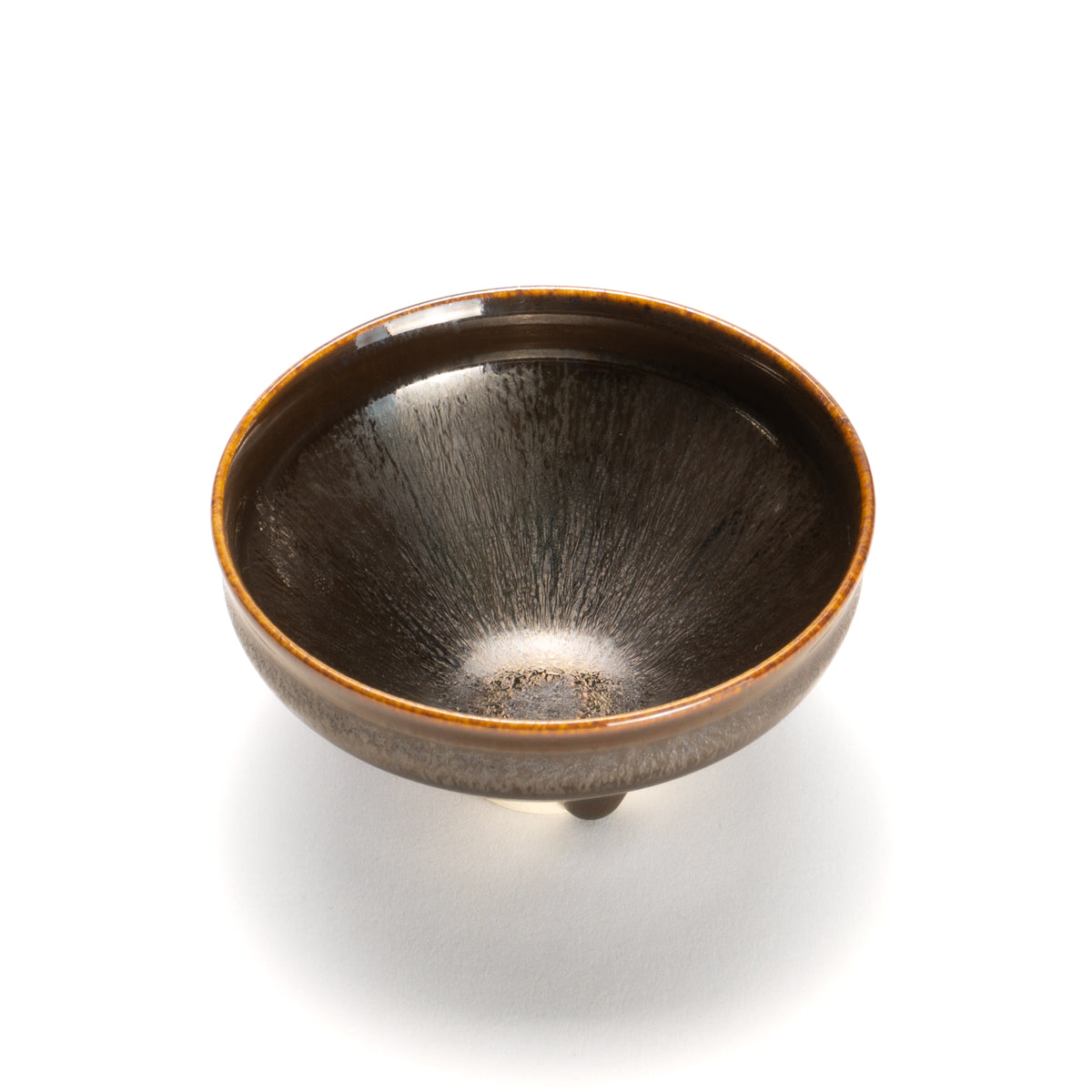 Sake cup-Gold Tenmoku"金天目" 2C by Yoshinori Izumi