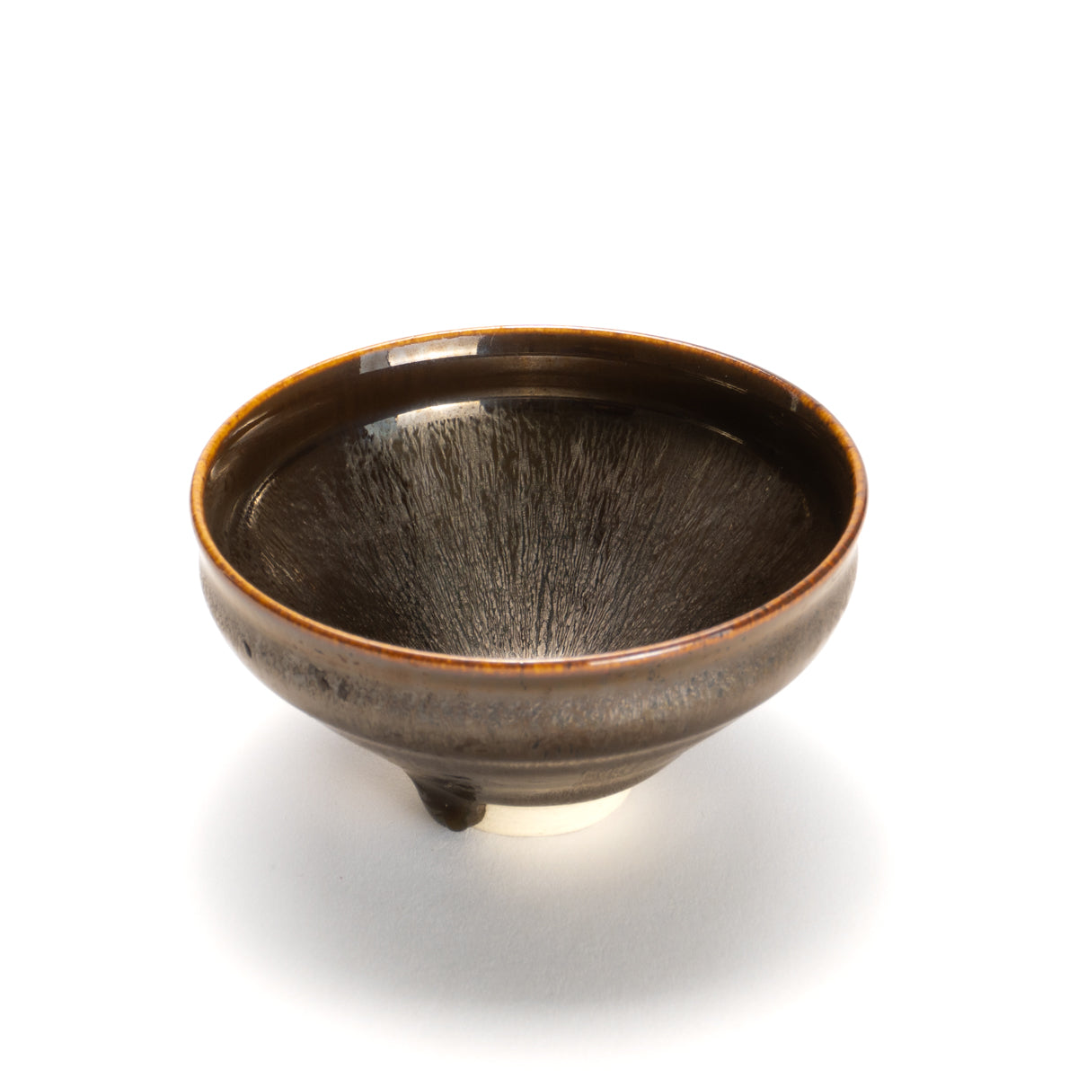 Sake cup-Gold Tenmoku"金天目" 2C by Yoshinori Izumi