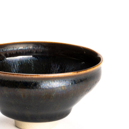 Sake cup-Gold Tenmoku"金天目"2A by Yoshinori Izumi