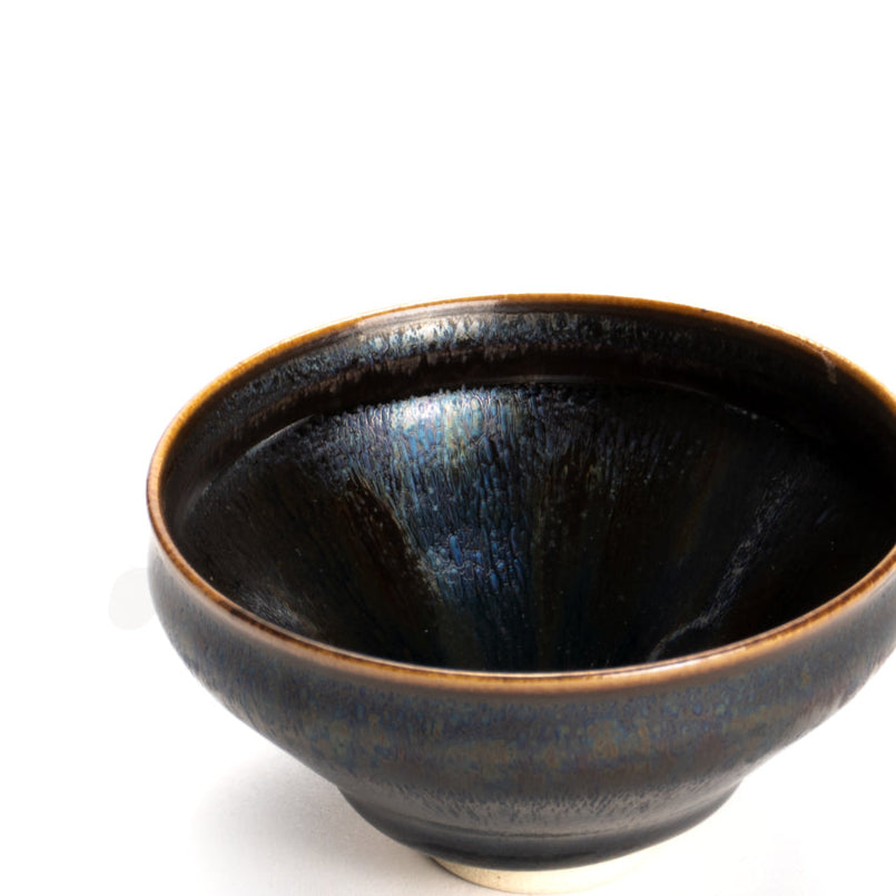 Sake cup-Gold Tenmoku"金天目"2A by Yoshinori Izumi