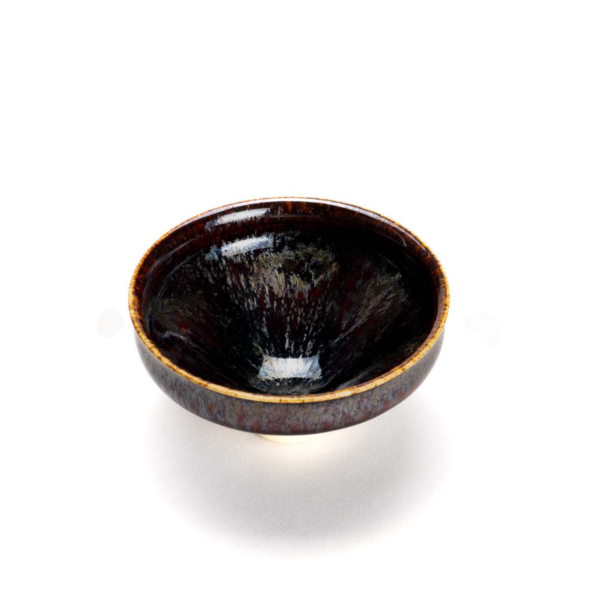 Sake cup-Kinran Tenmoku "金襴天目" by Yoshinori Izumi